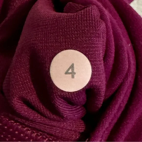 Lululemon Align High Rise Crop Leggings Deep Fuschia Pink Purple Women’s 4 - Picture 7 of 7
